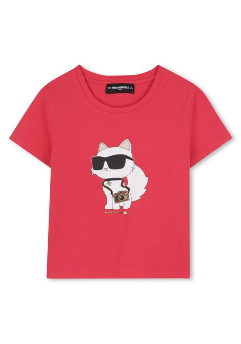 T-shirt con stampa KARL LAGERFELD KIDS | Z3094298A